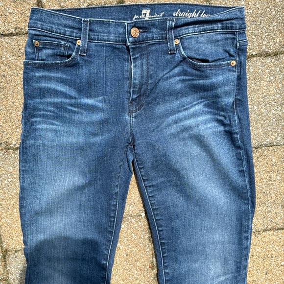 7 for all mankind straight leg size 29 - Picture 2 of 5